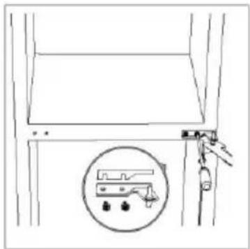 CANDY CDH1S313EW - Inversione dello sportello - 1