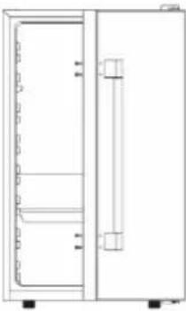 CANDY CWC 154 EEL/NF - BUITENHANDGREEP - 3