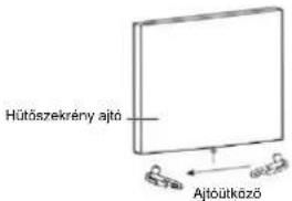 CANDY CDG1S514EWK - Az ajtónyitásának megfordítása - 8