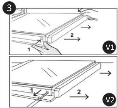 CANDY FCM665B - RIMOZIONE E PULIZIA DELLE SCAFFALATURE A FILO - 3