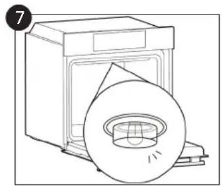 CANDY FCM665B - Changing the Bulb (A seconda del modello del forno.) - 7