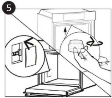 CANDY FCM665B - Changing the Bulb (A seconda del modello del forno.) - 5