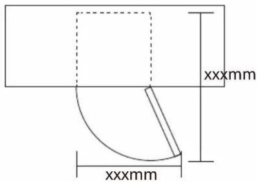 CANDY CCTUS 542XH15 - Requisitos de espacio - 1