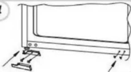 CANDY CMS518EWK - Odwrócenie drzwi urządzenia - 3