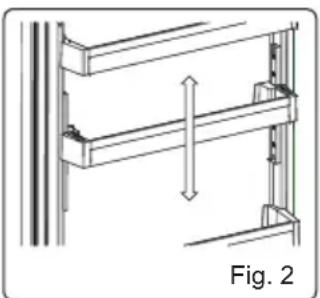 CANDY CVIOLS514EWH-1 - Adjustable Door Shelf (In some models) - 2