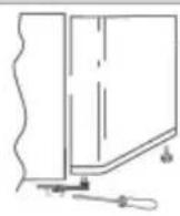 CANDY CDH1S513EW - INVERSIONE DEL SENSEO DI APERTURA DELLE PORTE - 3