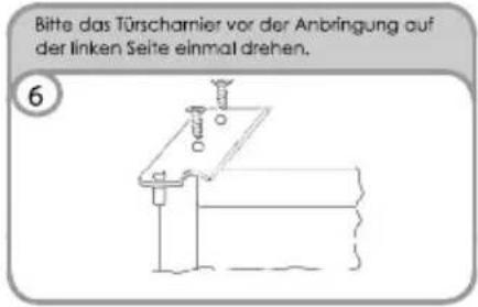 CANDY CDH1S513EW - TURANSCHLAGWECHSEL - 6