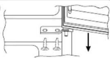 CANDY CDH1S513EW - INVERSIONE DEL SENSEO DI APERTURA DELLE PORTE - 4