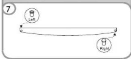 CANDY CDH1S513EW - TURANSCHLAGWECHSEL - 7