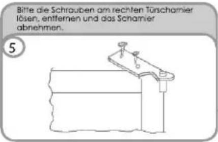 CANDY CDH1S513EW - TURANSCHLAGWECHSEL - 5