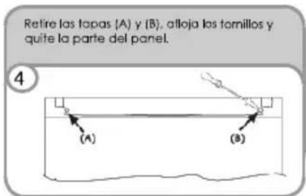 CANDY CDH1S513EW - INVER TIRE EL SENTIDO DE APERTURA DE LAS PUERTAS - 4