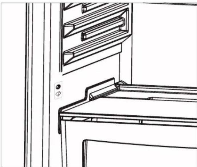 CANDY CVIOLS514EWHE-1 - Putting food in the coldest area of the refrigerator - 2