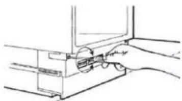 CANDY CMLS68EW - Inversione dello sportello dell'elettrodomestico - 3