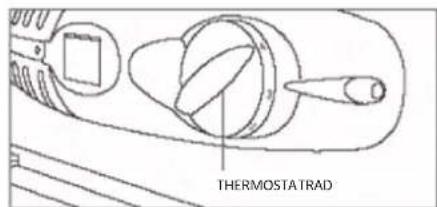 CANDY CMLS68EW - Einschalten des Geräts und Einstellen des Thermostats - 1