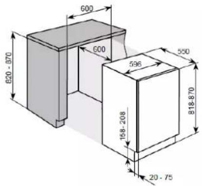 CANDY CMLS68EW - SPECIFICATIONS OF YOUR LARDER FRIDGE - 1