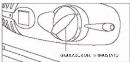CANDY CMLS68EW - Encendido del electrodoméstico y ajuste del termostato - 1