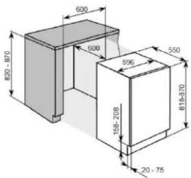 CANDY CMLS68EW - Inversione dello sportello dell'elettrodomestico - 2