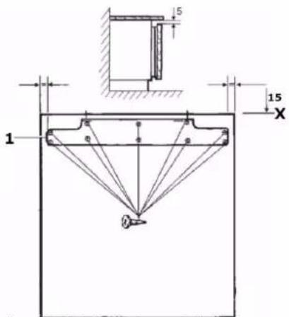 CANDY CMLS68EW - Fitting the furniture door to the appliance - 1