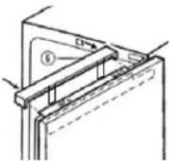 CANDY CMLS68EW - Inversione dello sportello dell'elettrodomestico - 8