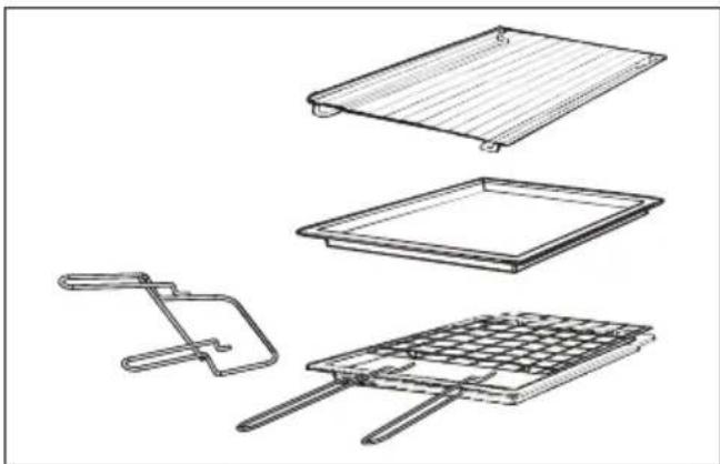 CANDY FCM855B - Grill pan set (tik jei yra) - 1