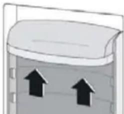 CANDY CFBD 2450/2EH - Positionierung der Türfächer - 1