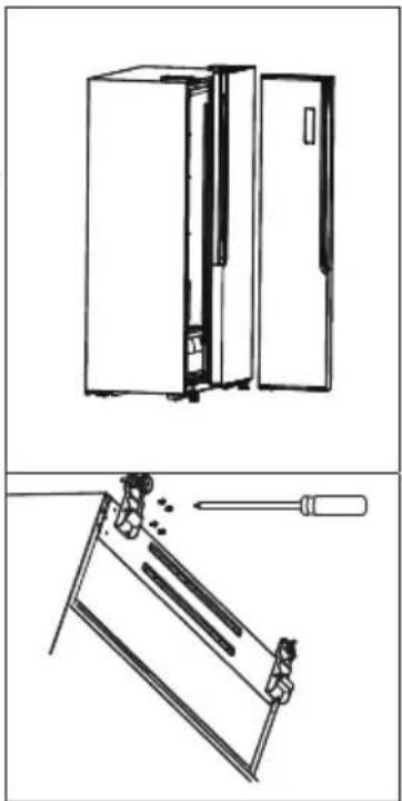 CANDY CHSVN-174X15 - Smontaggio delle porte - 2