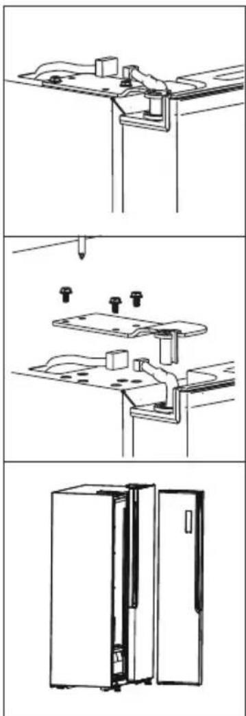 CANDY CHSVN-174X15 - Remove the doors - 2