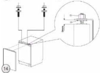 CANDY CM4SE68EWK - FITTING FURNITURE BOARD TO APPLIANCE DOOR - 5