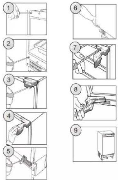 CANDY CM4SE68EWK - FITTING FURNITURE BOARD TO APPLIANCE DOOR - 1