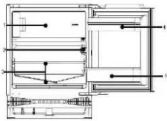 CANDY CM4SE68EWK - KJ∅LESKAPDIAGRAM - 1
