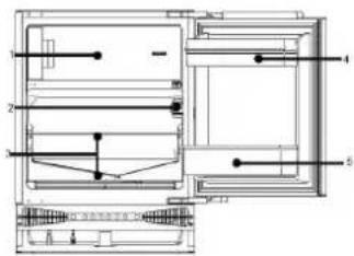 CANDY CM4SE68EWK - KOELKASTDIAGRAM - 1