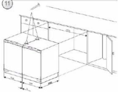 CANDY CM4SE68EWK - FITTING FURNITURE BOARD TO APPLIANCE DOOR - 3