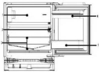 CANDY CM4SE68EWK - K∅LESKABSDIAGRAM - 1