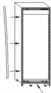 CANDY CML12EI - WYMIARY URZĄDZENIA I KOMORY DO ZABUDOWY - 5