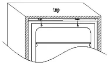 CANDY CML12EI - PRODUCT DIMENSIONS AND BUILT-IN COMPARTMENT - 3