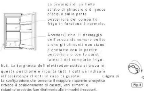 CANDY CMLS59EWI - Sbrinamento del comparto frigorifero - 1