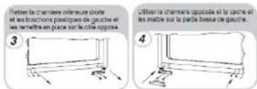 CANDY CMLS59EWI - INVERSER LE S ENS D'OUVERTUR E DES PORTES - 2