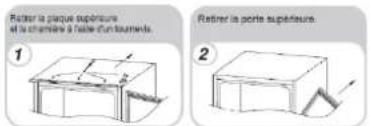 CANDY CMLS59EWI - INVERSER LE S ENS D'OUVERTUR E DES PORTES - 1