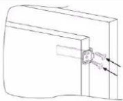 CANDY CMLS59EWI - COUPLING OF THE PANELS OF THE BUILT-IN COLUMN OF THE APPLIANCE DOORS - 4