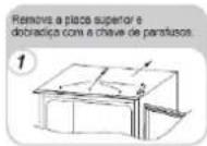 CANDY CMLS59EWI - INVERSÃO DA ABERTURA DAS PORTAS - 1