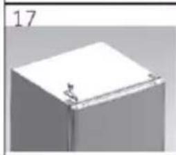 CANDY CUQS 58ES - Paşii de asamblare (fig. 9.6): - 4