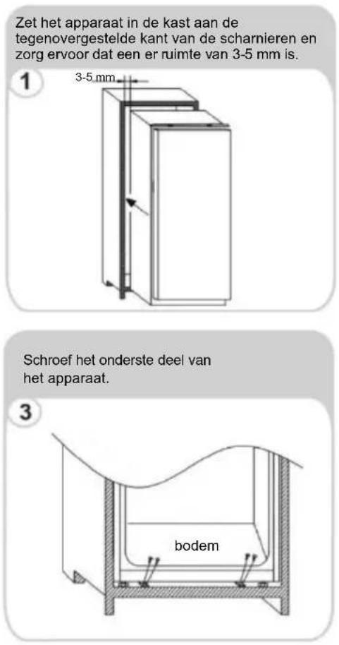 CANDY CUS518EWK - Installatie in de kast - 2
