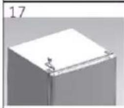 CANDY CUQS 513EWK - Étapes de montage (Fig. 9.6): - 5