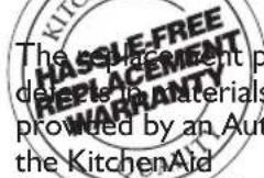KITCHENAID KHBC112 - KitchenAid® Commercial Immersion Blender Warranty for the 50 United States, the District of Columbia, and Canada - 1