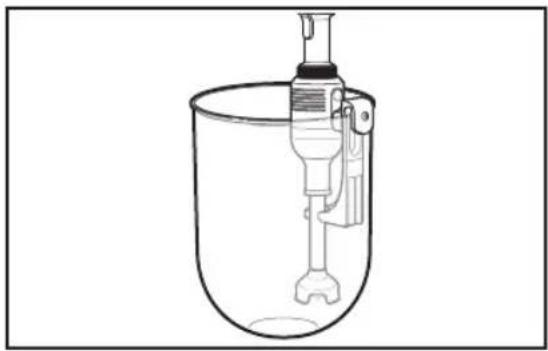 KITCHENAID KHBC112 - Uso de la abrazadera para recipiente y la característica de funcionamiento continuo - 1