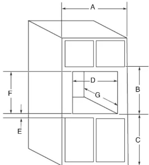 KITCHENAID W10842586 - Cabinet Dimensions - 1