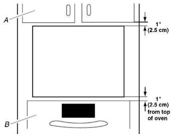 KITCHENAID W10842586 - Minimum Installation Clearances - 1