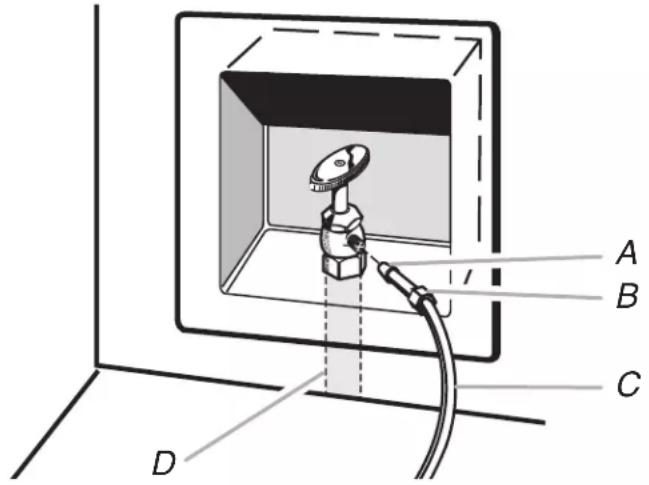 KITCHENAID W10505928RP - Conexión a la línea de agua - 1