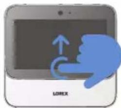 Lorex L871T8E - Gestes sur l'écran tactile - 2