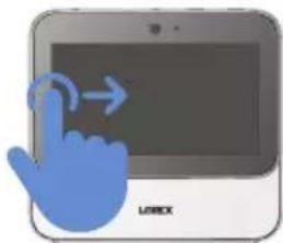 Lorex L871T8E - Gestos de la pantalla táctil - 1